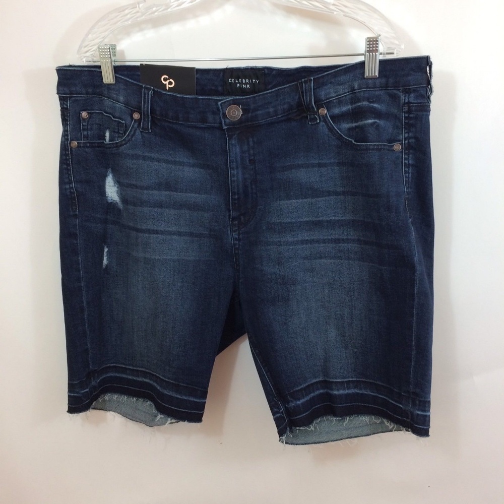 NEW Celebrity Pink Women's Jean Shorts Plus Sz 16